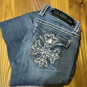 L.A. idol Women's Blue Jeans